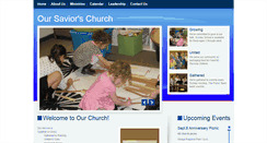 Desktop Screenshot of oursaviorschurchonline.com